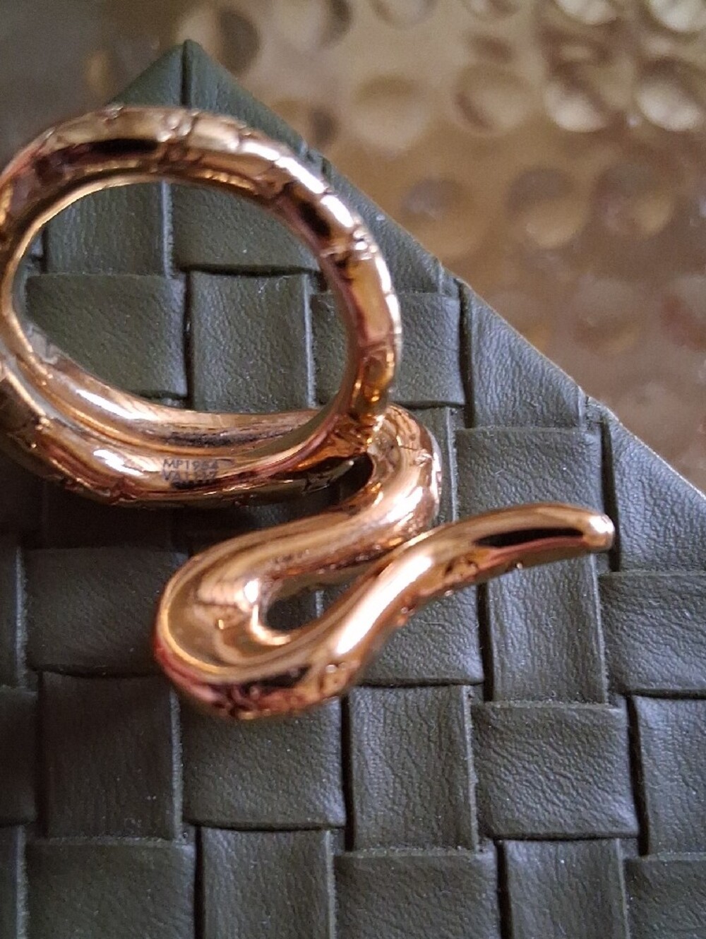 Authentic Louis Vuitton Engraved Monogram Tentacool 2017 Ring Set Size Medium - Picture 8 of 12